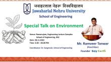 Special talk on Environment by Mr. Ramveer Tanwar.